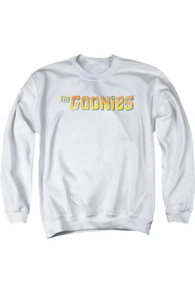Gildan The Goonies Logo Adult Crewneck Sweatshirt In Gray