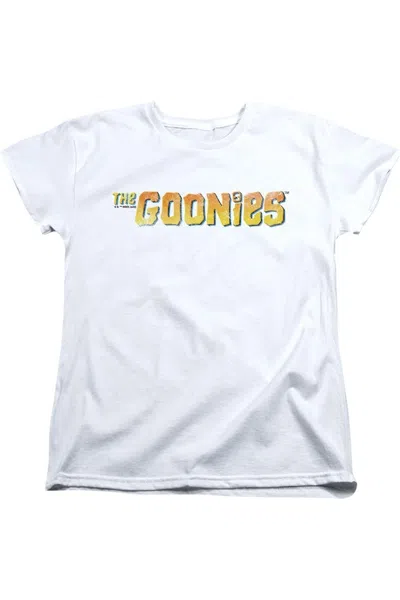 Gildan The Goonies Logo Short Sleeve Women´s Tee / T-shirt In White