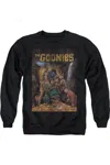 Gildan The Goonies Poster Adult Crewneck Sweatshirt In Black