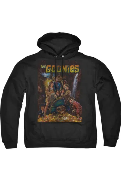 Gildan The Goonies Poster Adult Pull Over Hoodie / Hooded Sweatshirt In Black