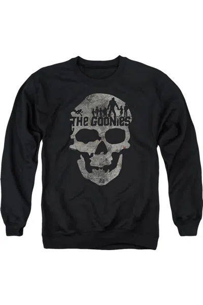 Gildan The Goonies Skull 1 Adult Crewneck Sweatshirt In Black