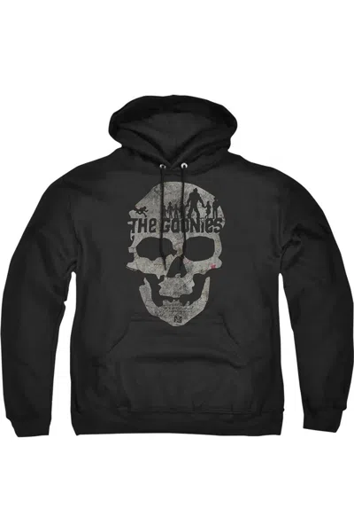 Gildan The Goonies Skull 1 Adult Pull Over Hoodie / Hooded Sweatshirt In Black