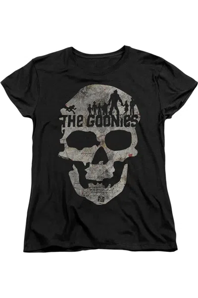Gildan The Goonies Skull 1 Short Sleeve Women´s Tee / T-shirt In Black