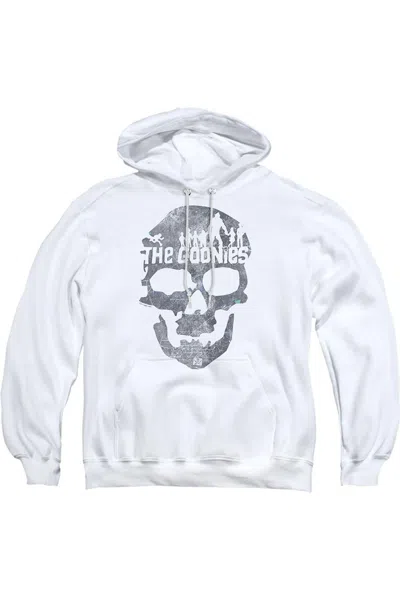 Gildan The Goonies Skull 2 Adult Pull Over Hoodie / Hooded Sweatshirt In White