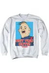 Gildan The Goonies Sloth Hey You Guys Adult Crewneck Sweatshirt In White