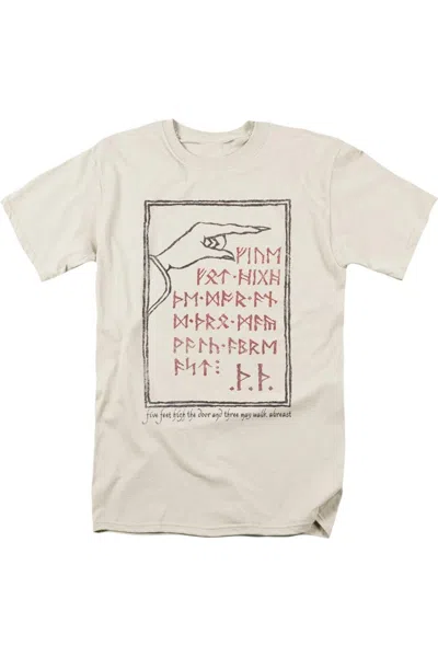 Gildan The Hobbit Back Door Short Sleeve Adult Tee / T-shirt In White