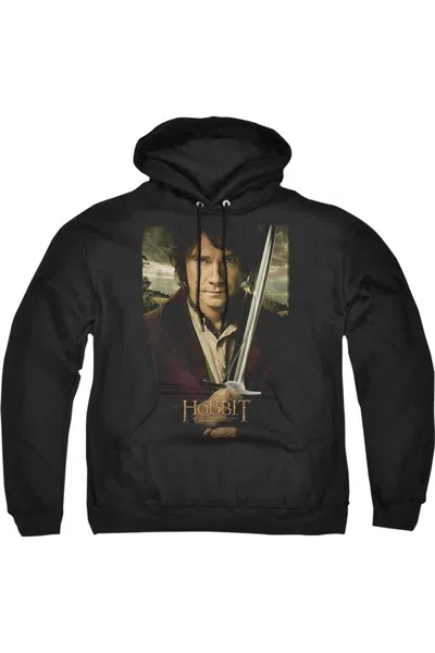 Gildan The Hobbit Baggins Poster Adult Pull Over Hoodie / Hooded Sweatshirt In Black