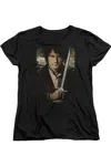Gildan The Hobbit Baggins Poster Short Sleeve Womens Tee / T-shirt In Black