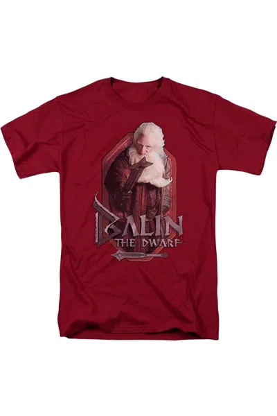Gildan The Hobbit Balin Short Sleeve Adult Tee / T-shirt In Red