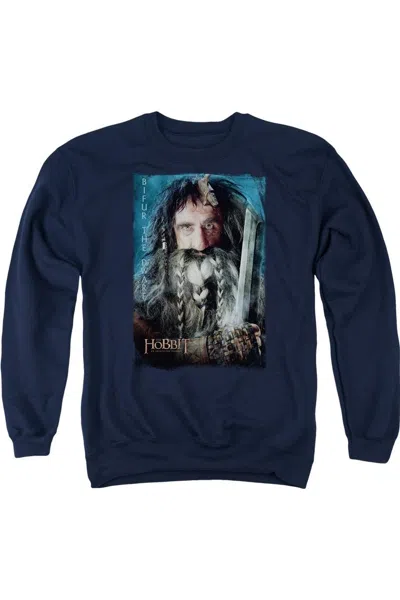 Gildan The Hobbit Bifur Adult Crewneck Sweatshirt In Blue