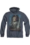 Gildan The Hobbit Bifur Adult Heather Hoodie / Hooded Sweatshirt In Blue