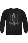Gildan The Hobbit Bilbo Stare Adult Crewneck Sweatshirt In Black