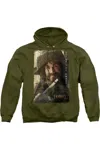 Gildan The Hobbit Bofur Adult Pull Over Hoodie / Hooded Sweatshirt In Green