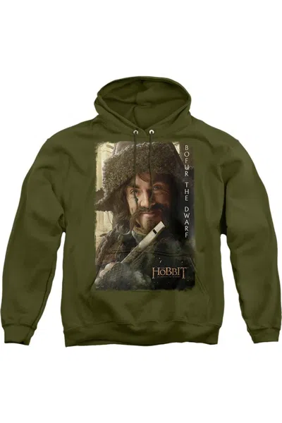 Gildan The Hobbit Bofur Adult Pull Over Hoodie / Hooded Sweatshirt In Green
