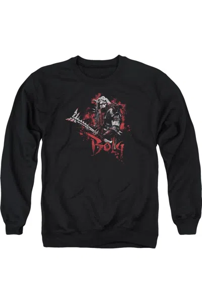 Gildan The Hobbit Bolg Adult Crewneck Sweatshirt In Black