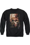 Gildan The Hobbit Bombur Adult Crewneck Sweatshirt In Black