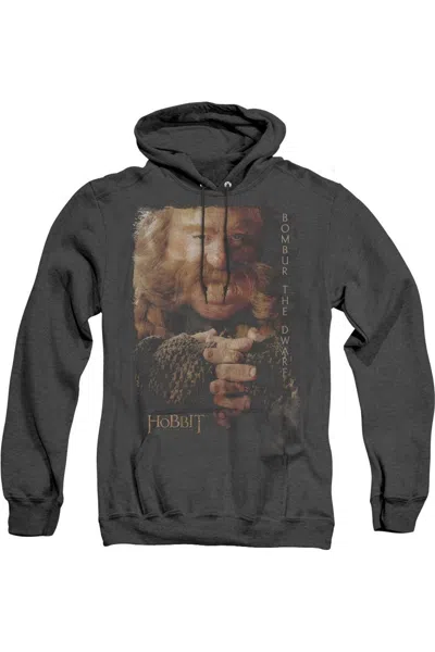 Gildan The Hobbit Bombur Adult Heather Hoodie / Hooded Sweatshirt In Black