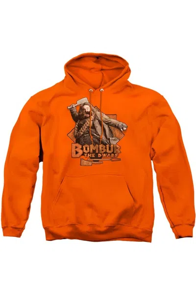 Gildan The Hobbit Bombur Adult Pull Over Hoodie / Hooded Sweatshirt In Orange