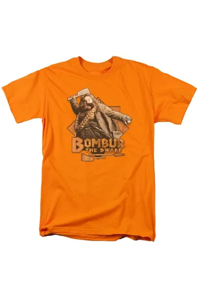 Gildan The Hobbit Bombur Short Sleeve Adult Tee / T-shirt In Orange