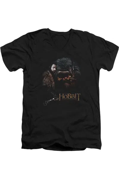 Gildan The Hobbit Cauldron Short Sleeve Adult V Neck Tee / T-shirt In Black