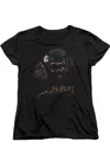 Gildan The Hobbit Cauldron Short Sleeve Womens Tee / T-shirt In Black