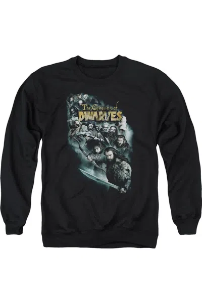 Gildan The Hobbit Company Of Dwarves Adult Crewneck Sweatshirt In Black