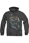 Gildan The Hobbit Company Of Dwarves Adult Heather Hoodie / Hooded Sweatshirt In Black