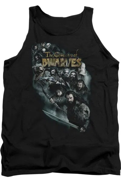 Gildan The Hobbit Company Of Dwarves Adult Tank Top In Black