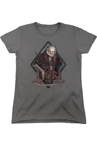 Gildan The Hobbit Dori Short Sleeve Womens Tee / T-shirt In Pink