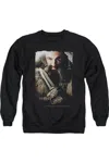 Gildan The Hobbit Dwalin Adult Crewneck Sweatshirt In Black