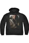 Gildan The Hobbit Dwalin Adult Pull Over Hoodie / Hooded Sweatshirt In Black