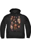 Gildan The Hobbit Dwarves Poster Adult Pull Over Hoodie / Hooded Sweatshirt In Black