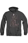 Gildan The Hobbit Elrond Stare Adult Heather Hoodie / Hooded Sweatshirt In Black