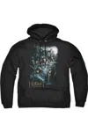 Gildan The Hobbit Epic Adventure Adult Pull Over Hoodie / Hooded Sweatshirt In Black