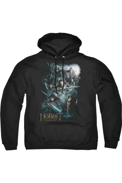 Gildan The Hobbit Epic Adventure Adult Pull Over Hoodie / Hooded Sweatshirt In Black
