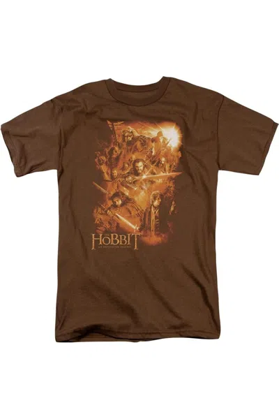 Gildan The Hobbit Epic Adventure Short Sleeve Adult Tee / T-shirt In Brown