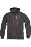 Gildan The Hobbit Fimbul The Hunter Adult Heather Hoodie / Hooded Sweatshirt In Black