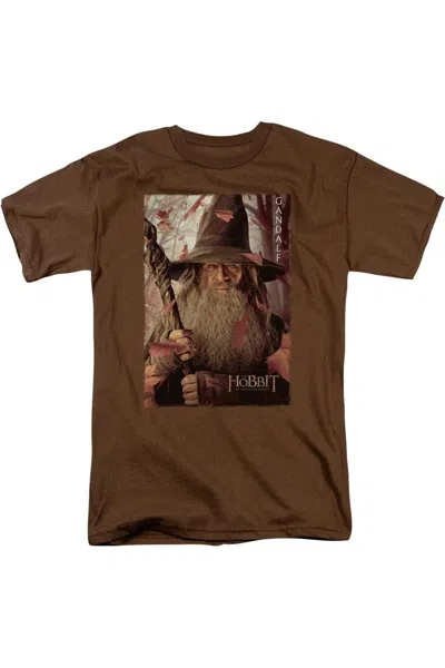 Gildan The Hobbit Gandalf Poster Short Sleeve Adult T-shirt In Brown