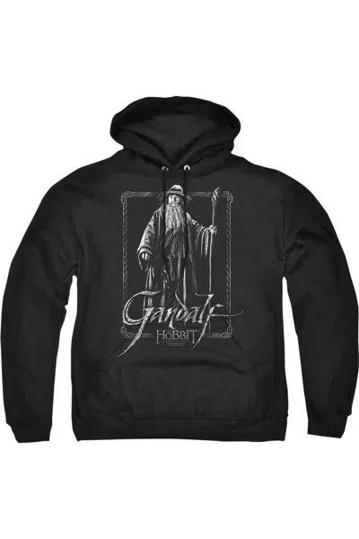 Gildan The Hobbit Gandalf Stare Adult Pull Over Hoodie / Hooded Sweatshirt In Black