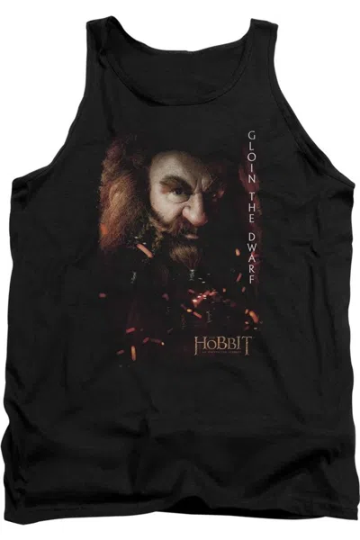 Gildan The Hobbit Gloin Poster Adult Tank Top In Black