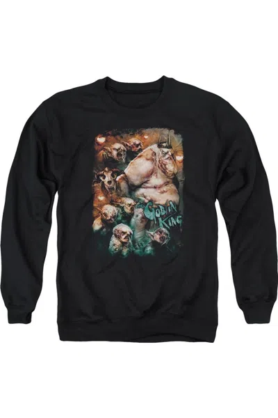 Gildan The Hobbit Goblin King Adult Crewneck Sweatshirt In Black