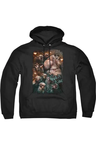 Gildan The Hobbit Goblin King Adult Pull Over Hoodie / Hooded Sweatshirt In Black