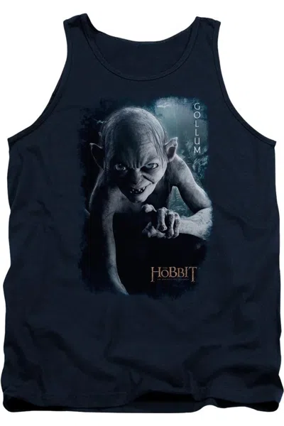 Gildan The Hobbit Gollum Poster Adult Tank Top In Blue