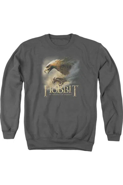 Gildan The Hobbit Great Eagle Adult Crewneck Sweatshirt In Pink