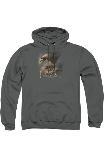 Gildan The Hobbit Great Eagle Adult Pull Over Hoodie / Hooded Sweatshirt In Pink