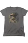 Gildan The Hobbit Great Eagle Short Sleeve Womens Tee / T-shirt In Pink