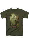 Gildan The Hobbit In The Woods Short Sleeve Adult Tee / T-shirt In Green
