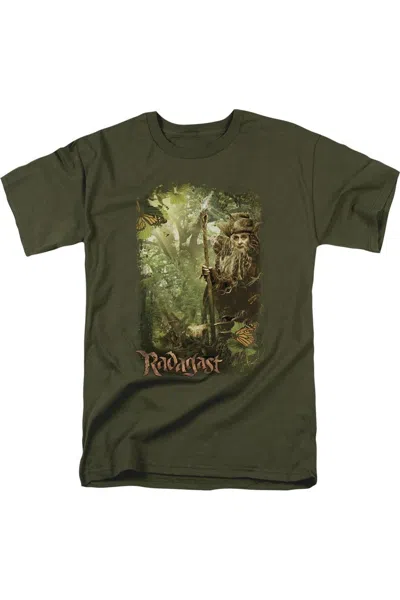 Gildan The Hobbit In The Woods Short Sleeve Adult Tee / T-shirt In Green