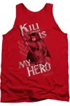 Gildan The Hobbit Kili Is My Hero Adult Tank Top In Red