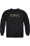 Gildan The Hobbit Logo Adult Crewneck Sweatshirt In Black